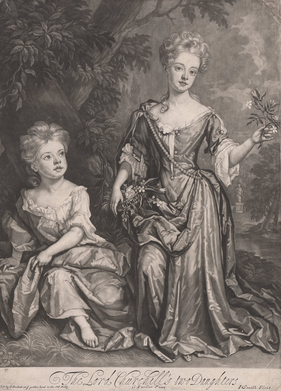 Henrietta ve Anne Churchill by John Smith
