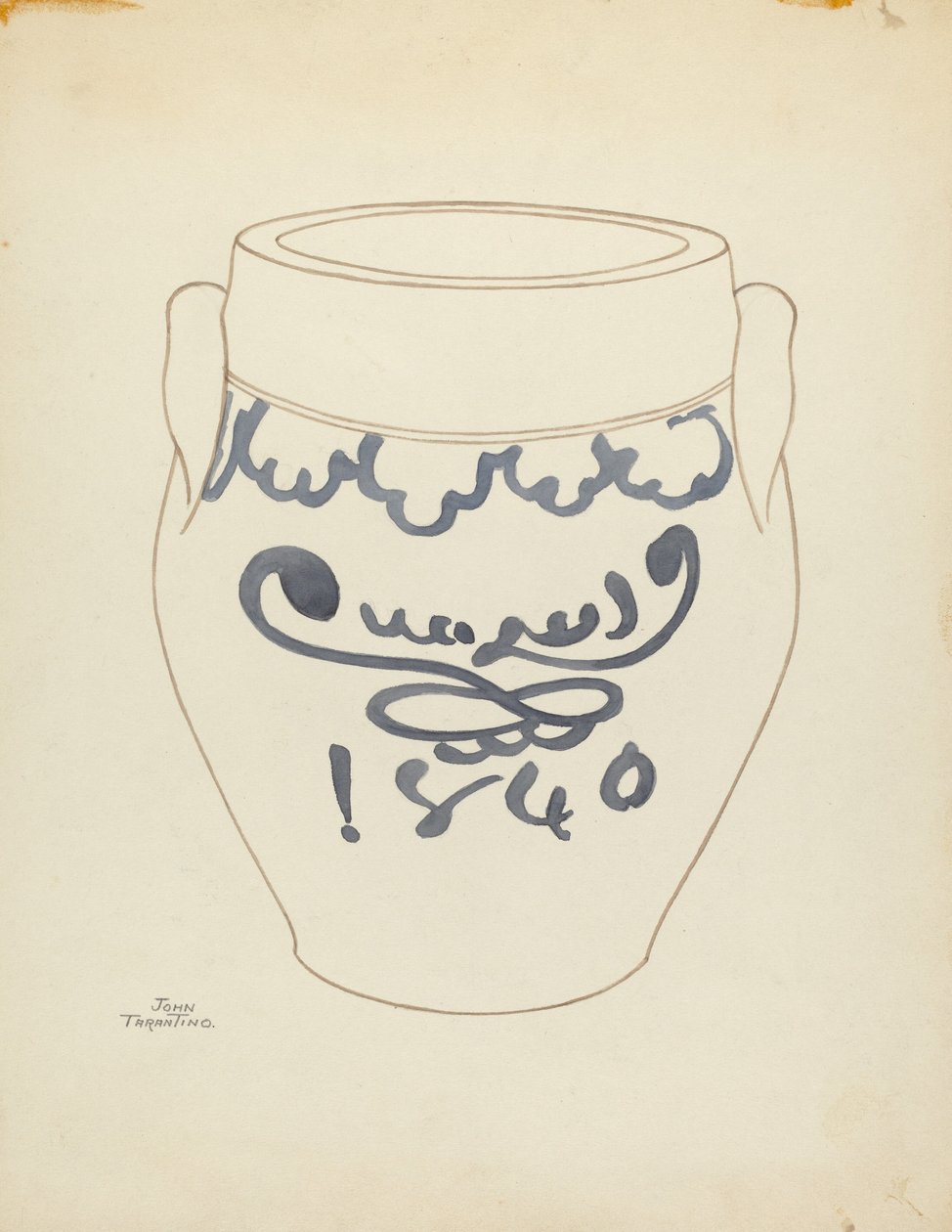 çömlek, c. 1953. by John Tarantino