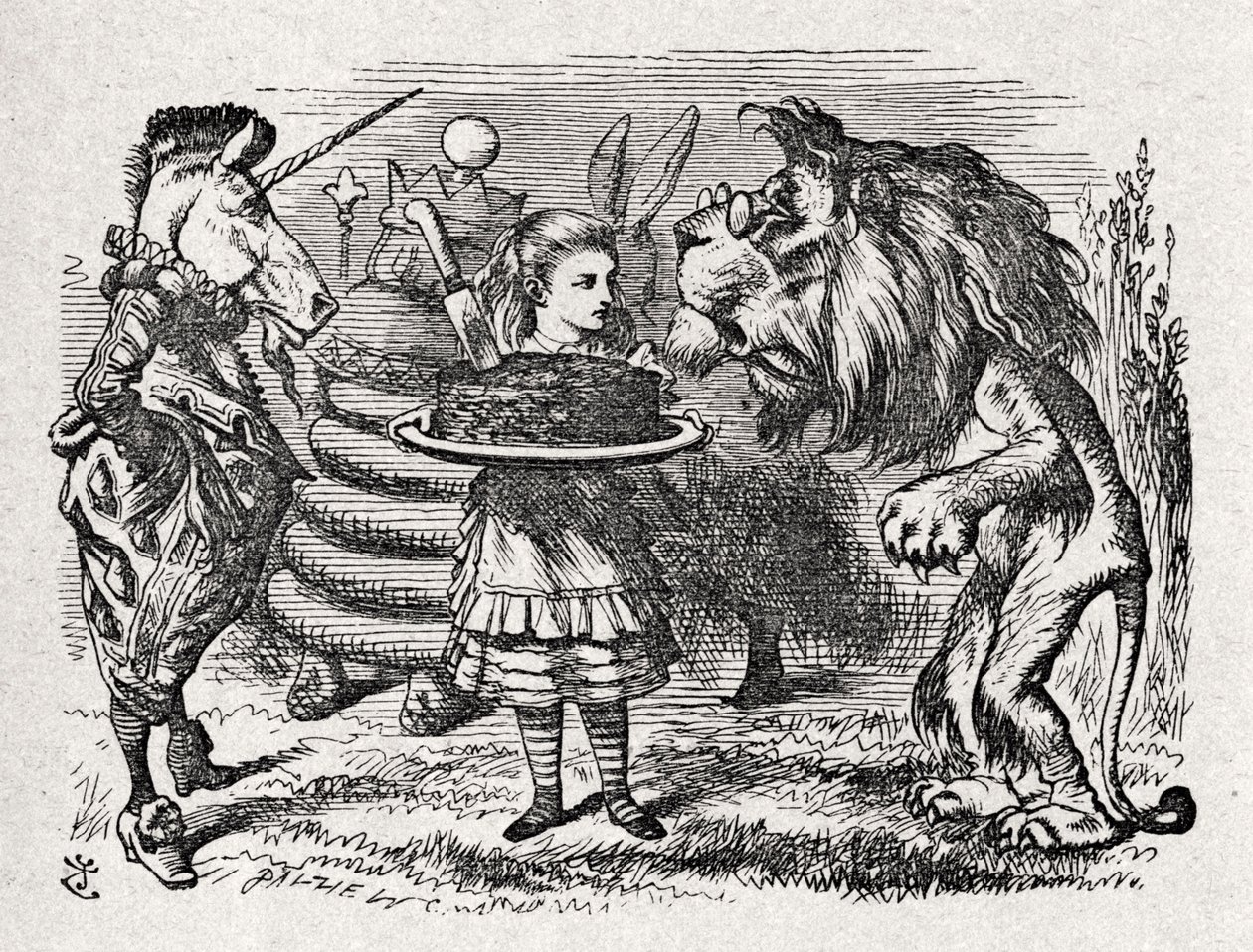 Aslan Alice ve by John Tenniel