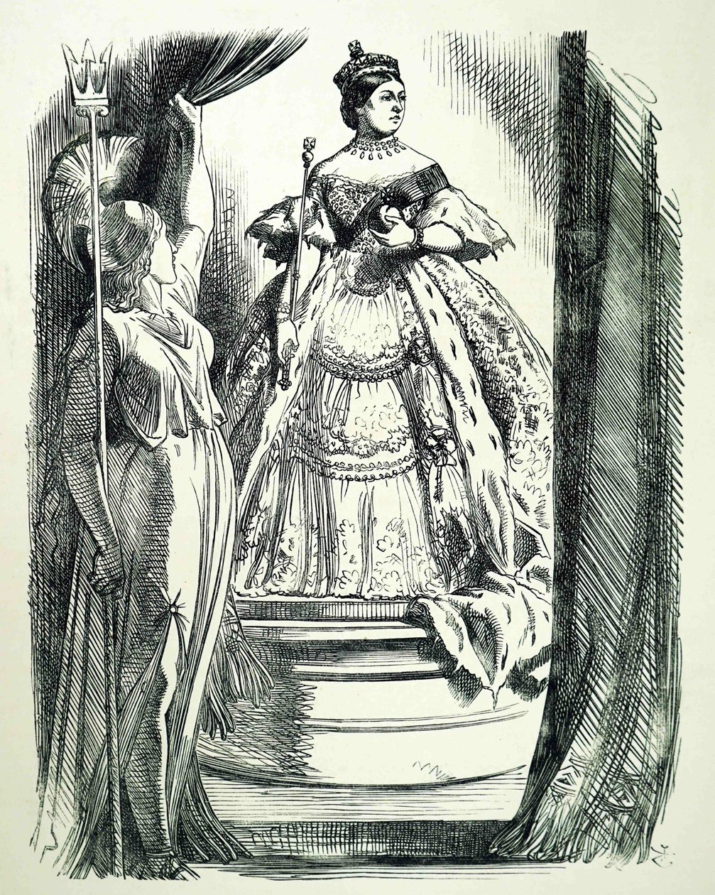 Kraliçe Viktorya. by John Tenniel