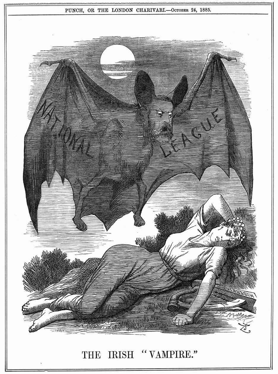 İrlandalı Vampir, 1885 by John Tenniel