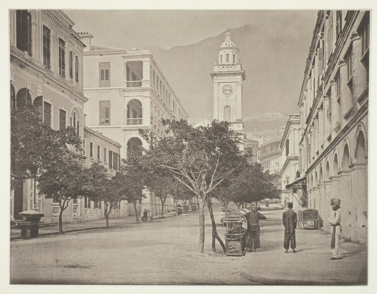 Saat Kulesi, Hong Kong, c. 1868. by John Thomson