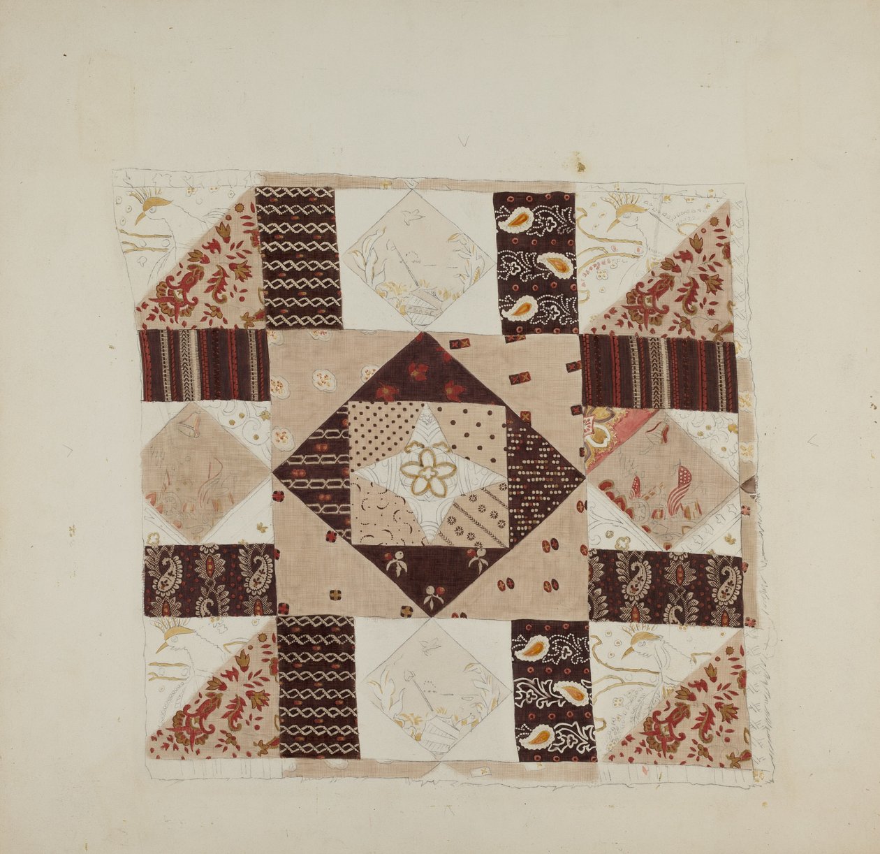 Baskılı Pamuk (Yorgan) by John Tubrant
