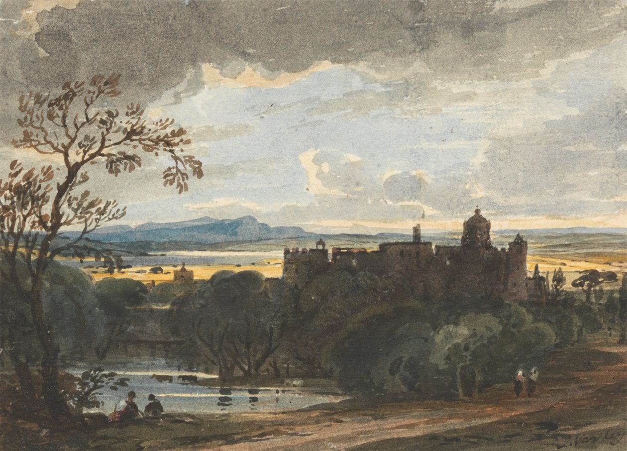 Linlithgow Sarayı by John Varley