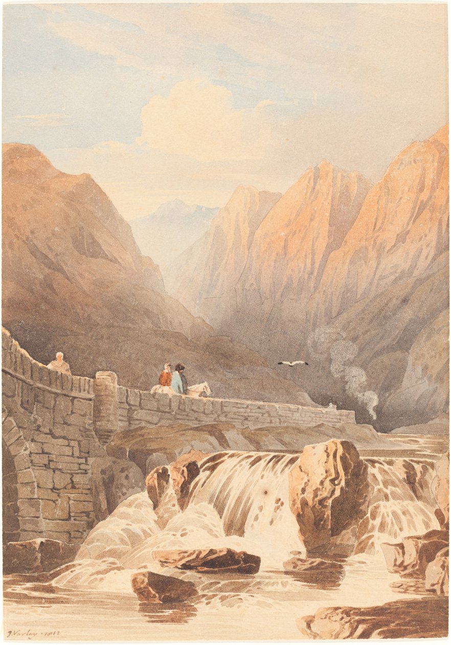 Aberglaslyn Köprüsü by John Varley