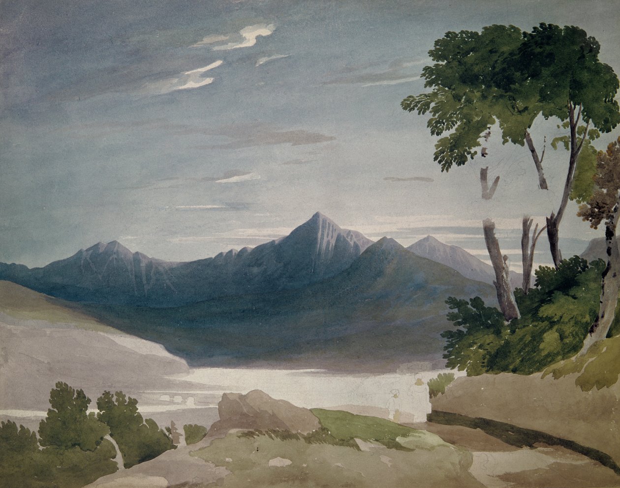 Snowdon, yaklaşık 1820 by John Varley