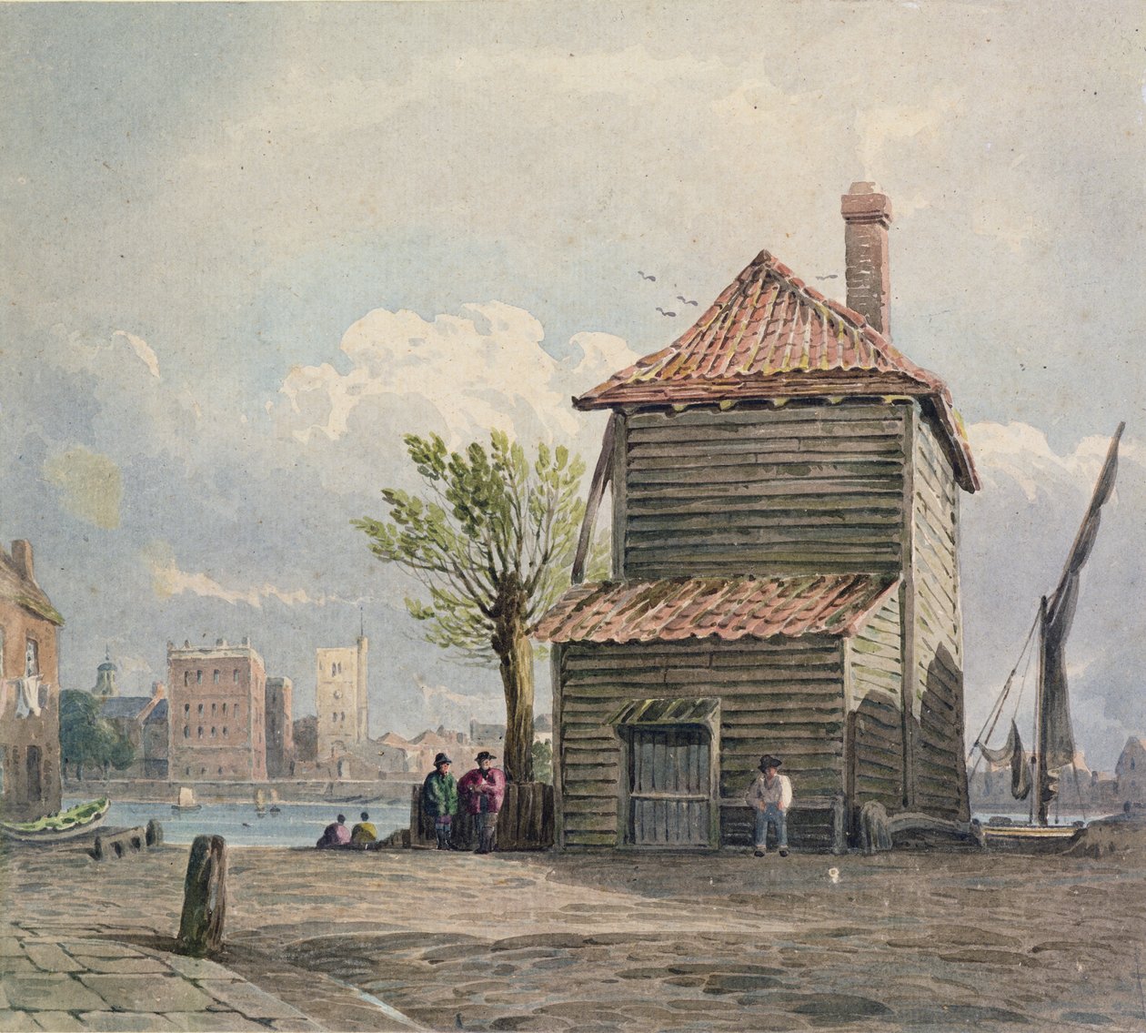 At Feribotu, Millbank by John Varley