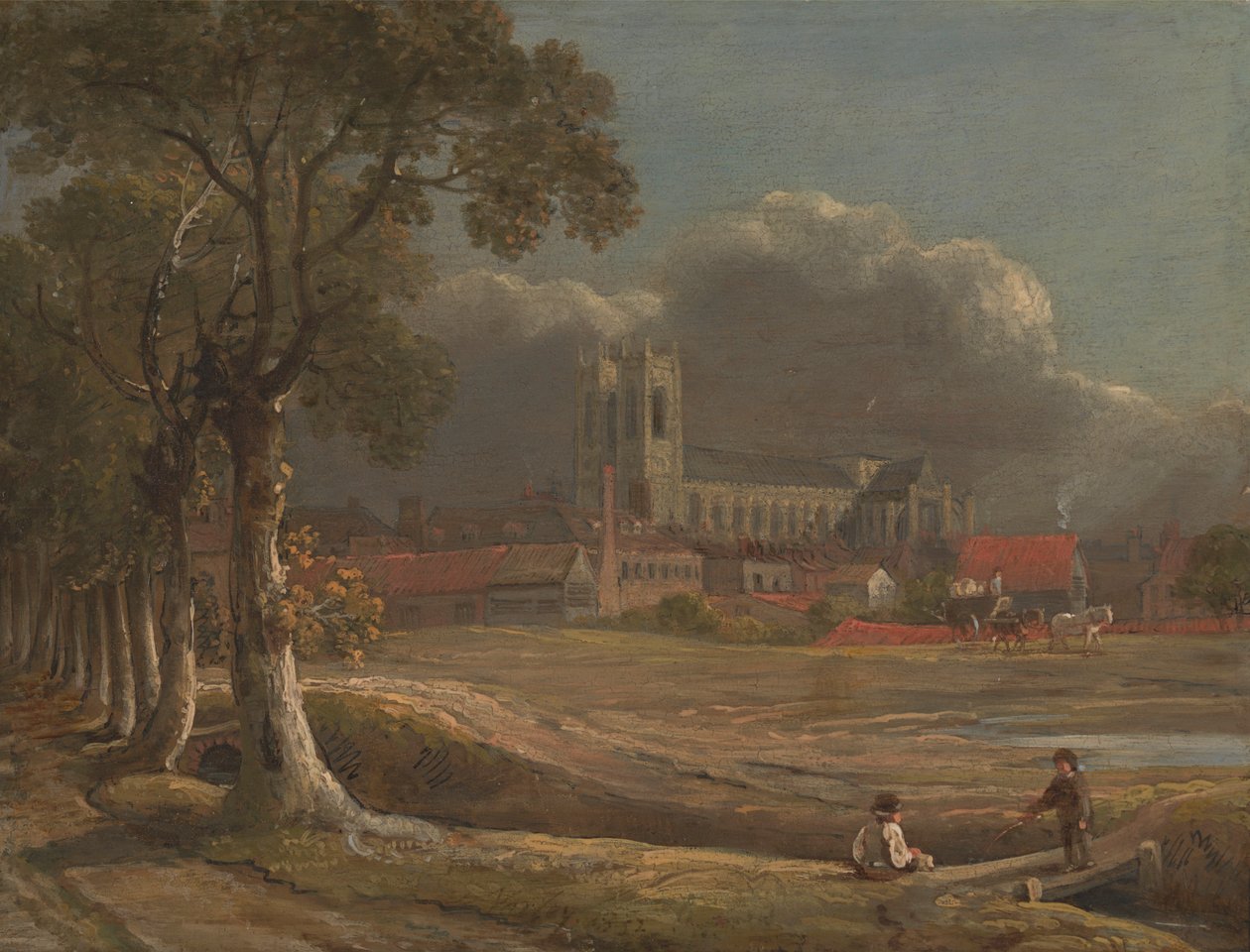 Tothill Fields'dan Westminster Abbey by John Varley