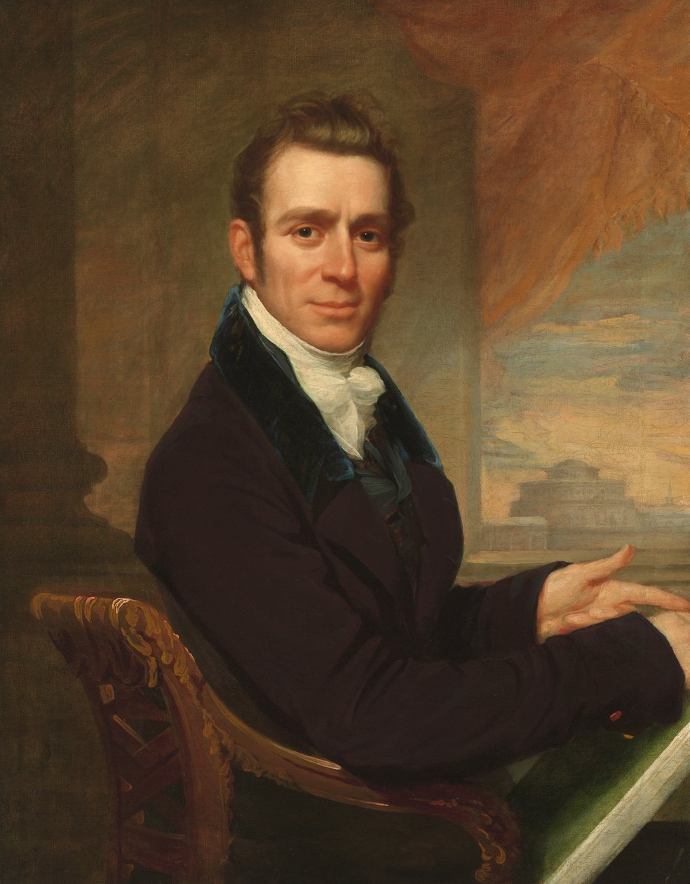 Joseph Delaplaine, Ocak 1819. by John Wesley Jarvis
