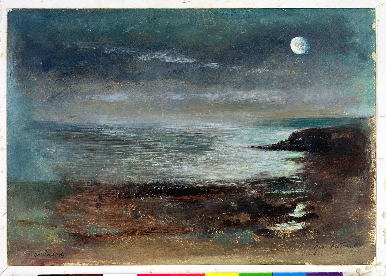 Scarborough (tuval üzerine yağlı boya) by John William Inchbold