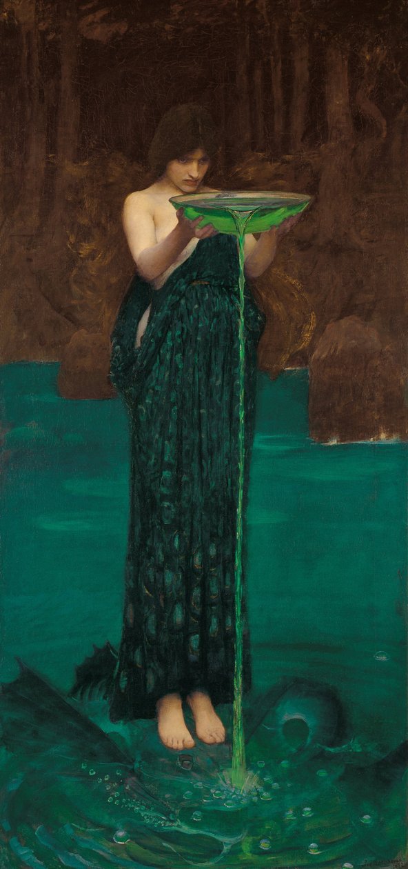 Circe Invidiosa, 1892 by John William Waterhouse