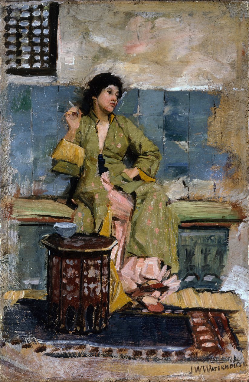 Doğu Anıları, 1874 dolayları (tuval üzerine yağlı boya) by John William Waterhouse