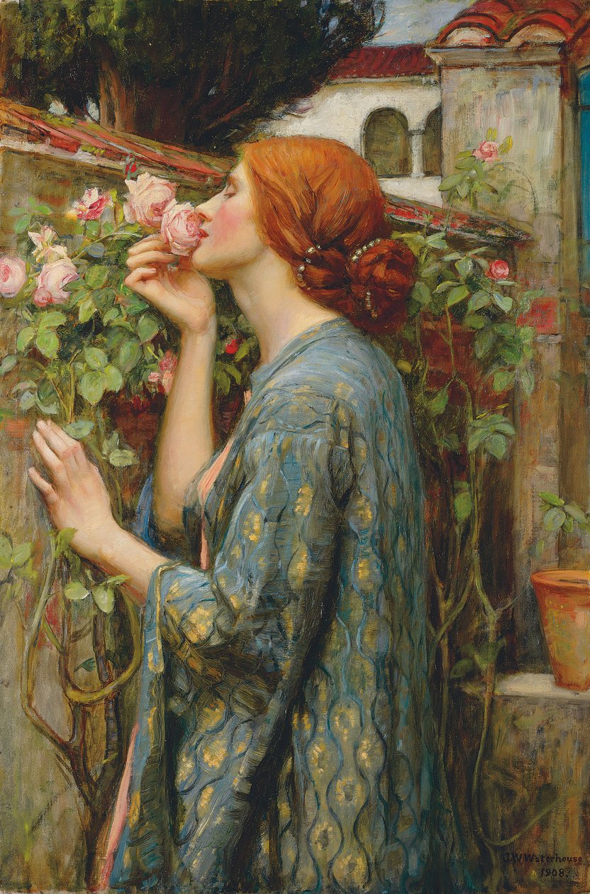 Gülün Ruhu by John William Waterhouse