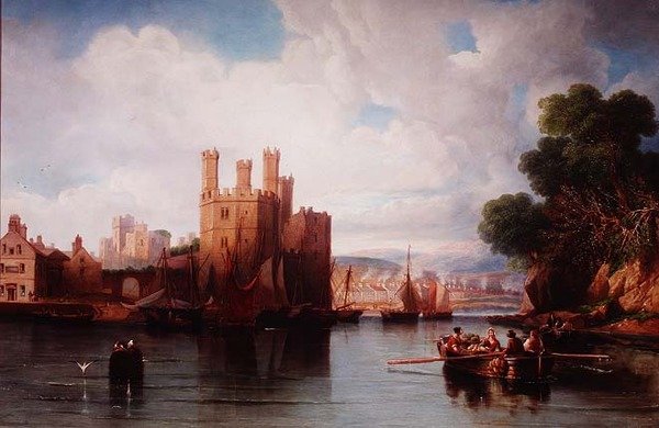 Caernarvon Kalesi by John Wilson Carmichael