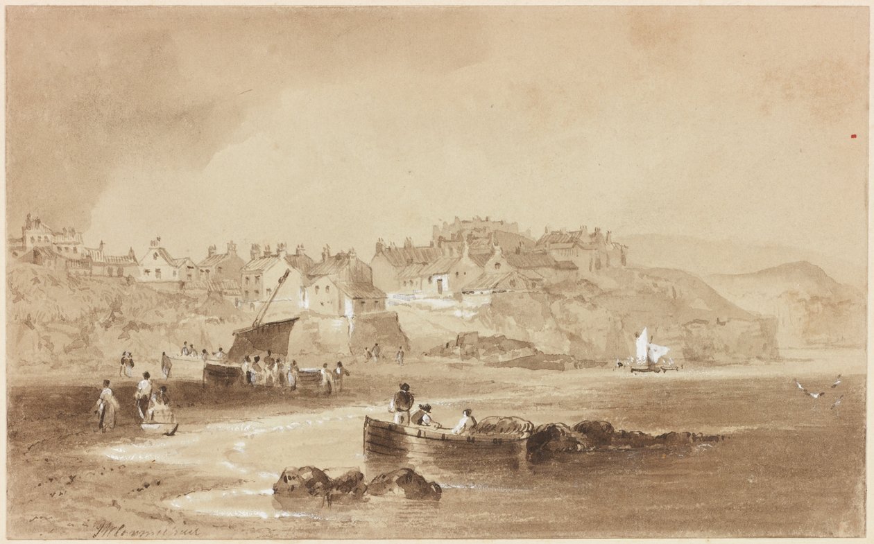 Robin Hoods Bay (gövde rengi) by John Wilson Carmichael