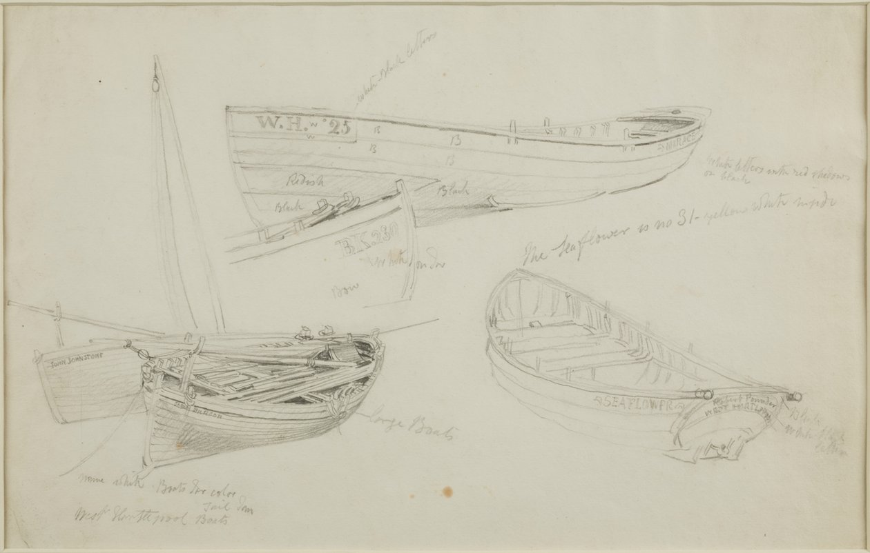 Batı Hartlepool Tekneleri by John Wilson Carmichael