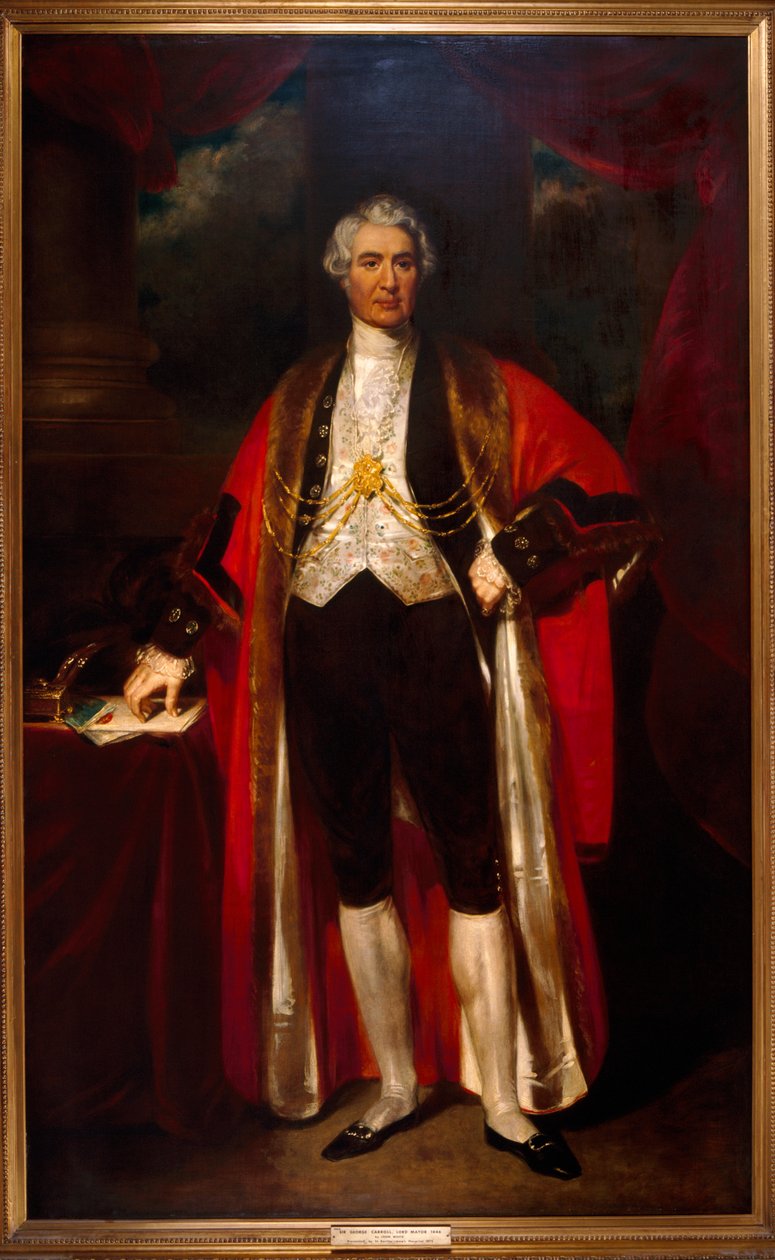 Sir George Carroll, Şerif 1837-8. by John Wood