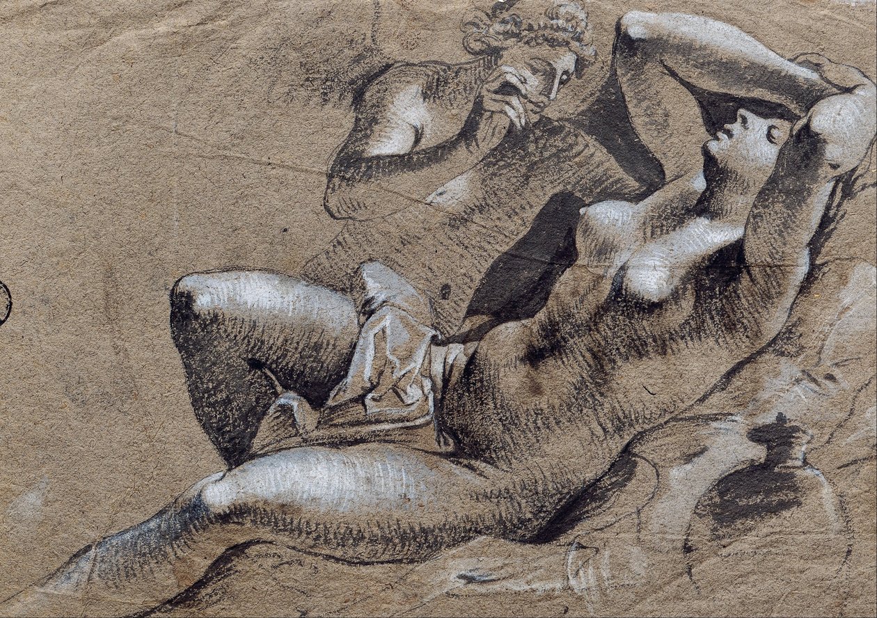 Aşk Tanrısı ve Ruh, Verso- Kadın Çıplak by Jonas Umbach