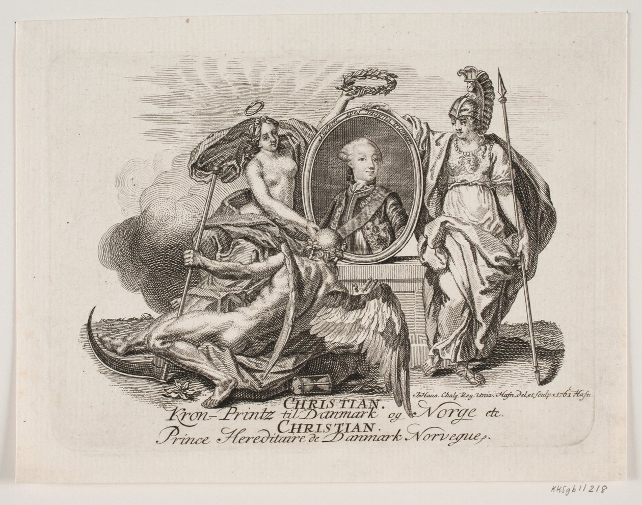 Veliaht Prens olarak Christian VII by Jonas Haas