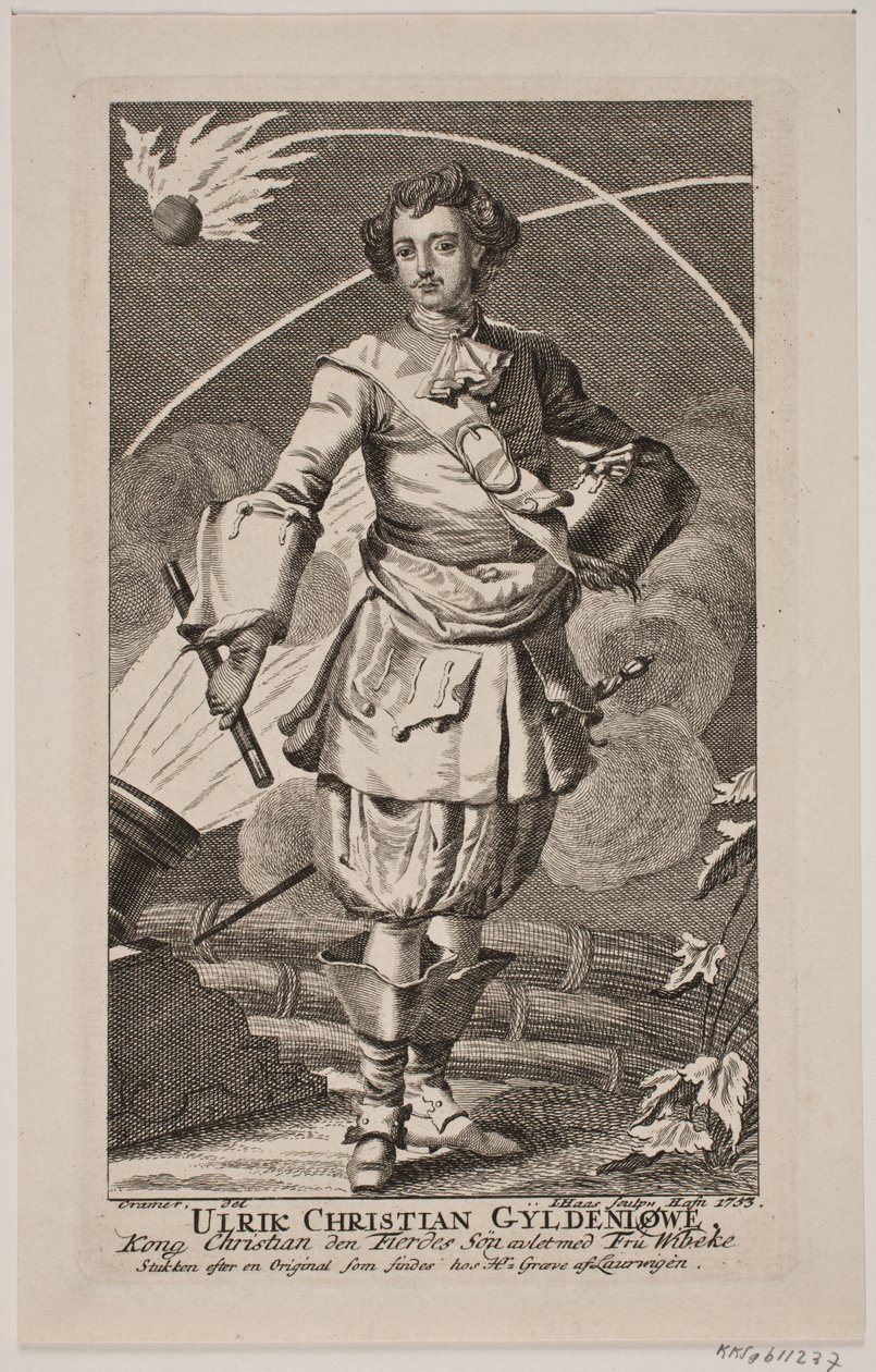 Ulrik Christian Gyldenløve by Jonas Haas