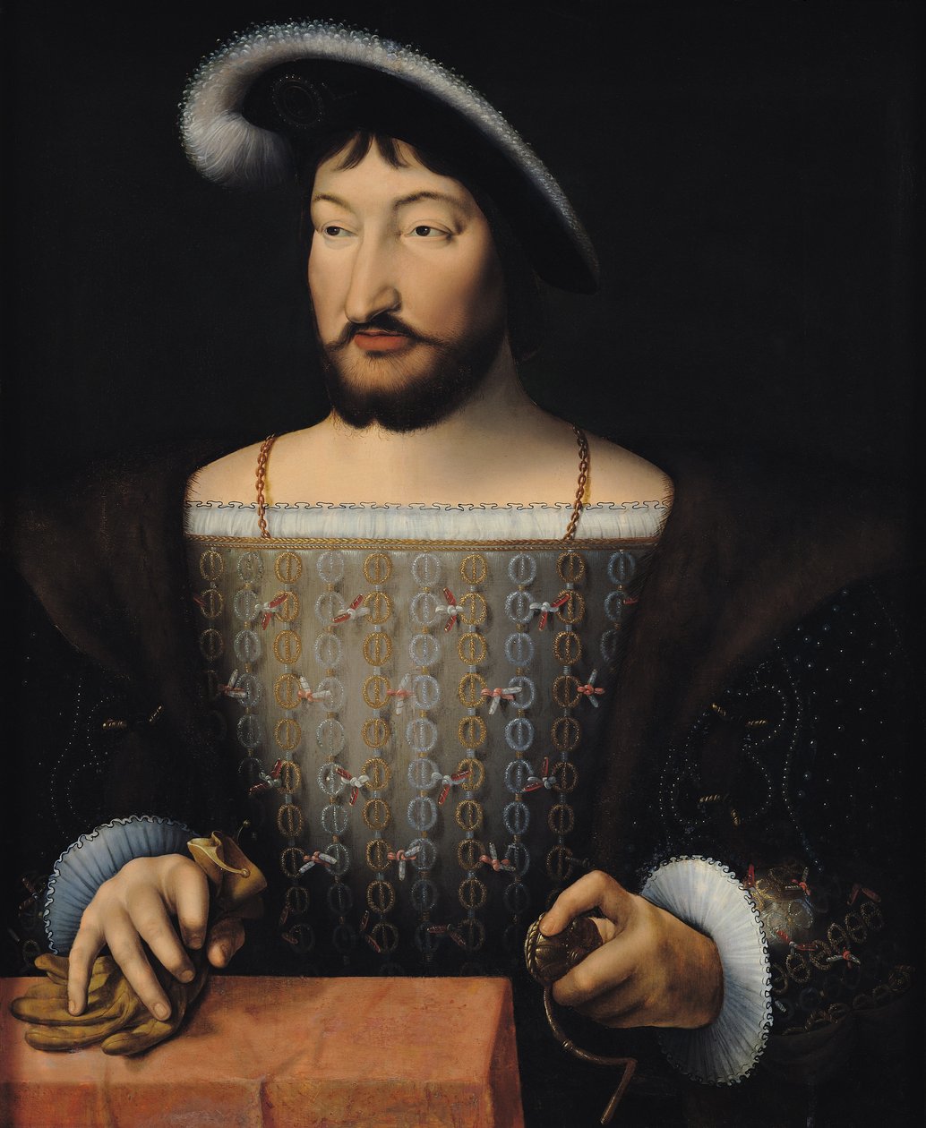 François I (1497-1547) by Joos van Cleve