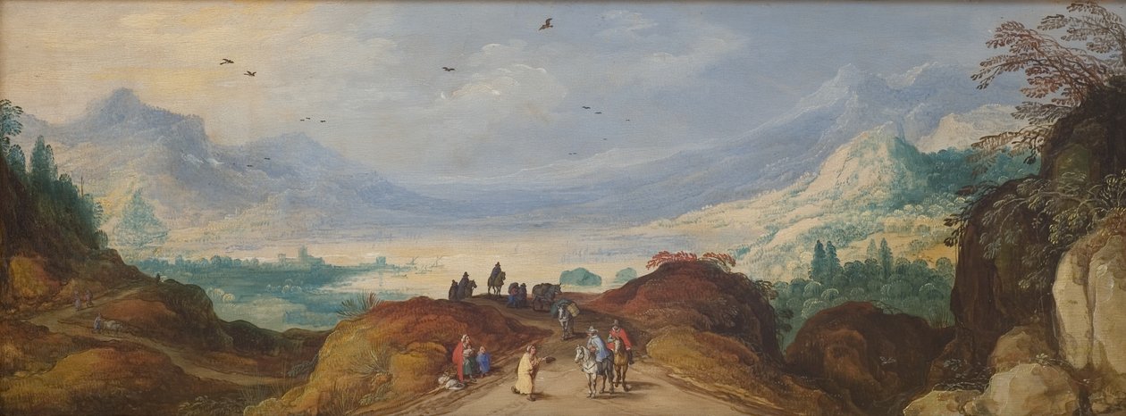 Bir Göl ile Dağ Manzarası by Joos de II Momper