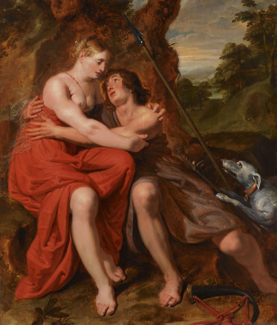 Venüs ve Adonis by Joos de Pape