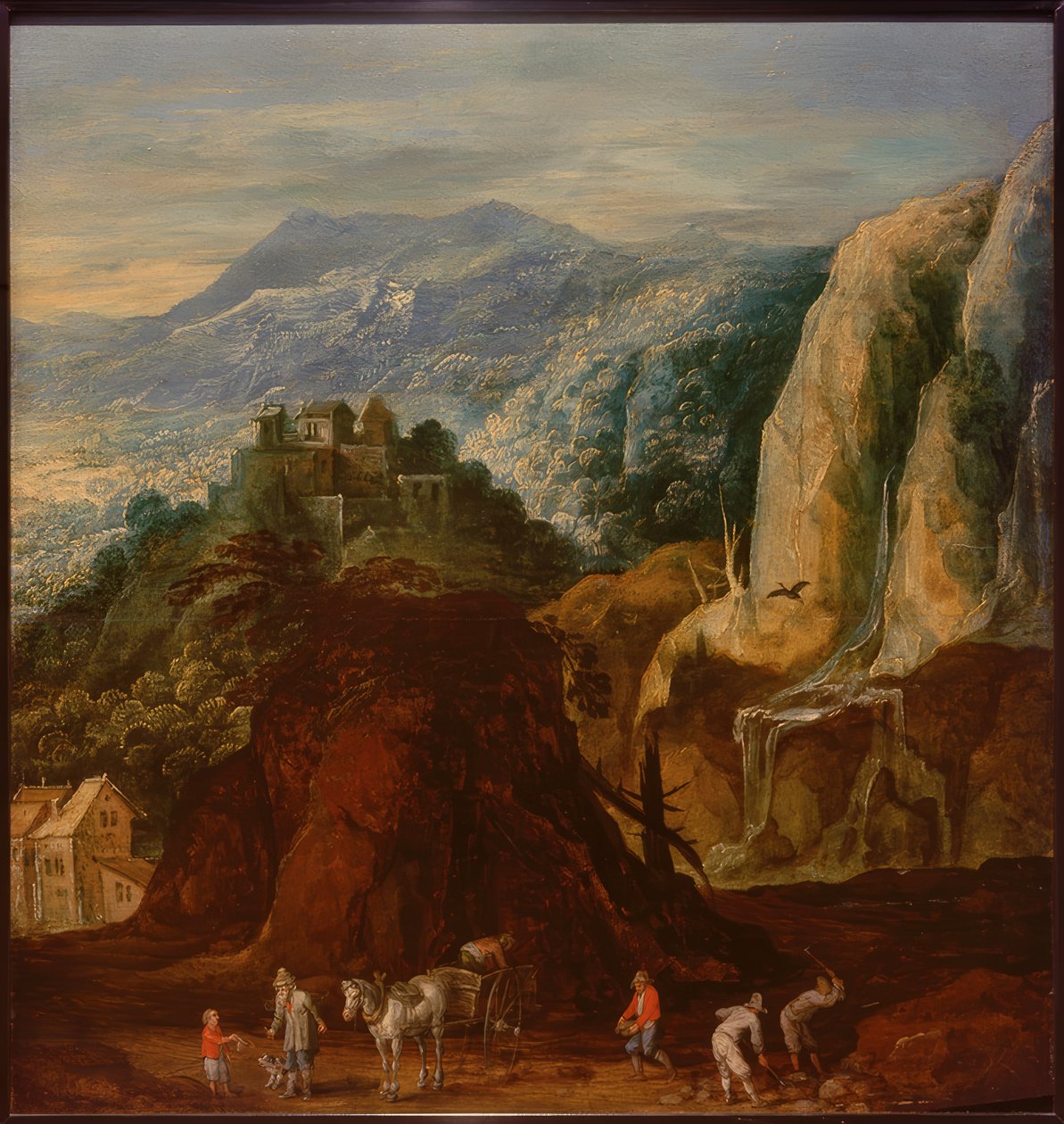 Personel ile kayalık manzara by Joos or Josse de Momper
