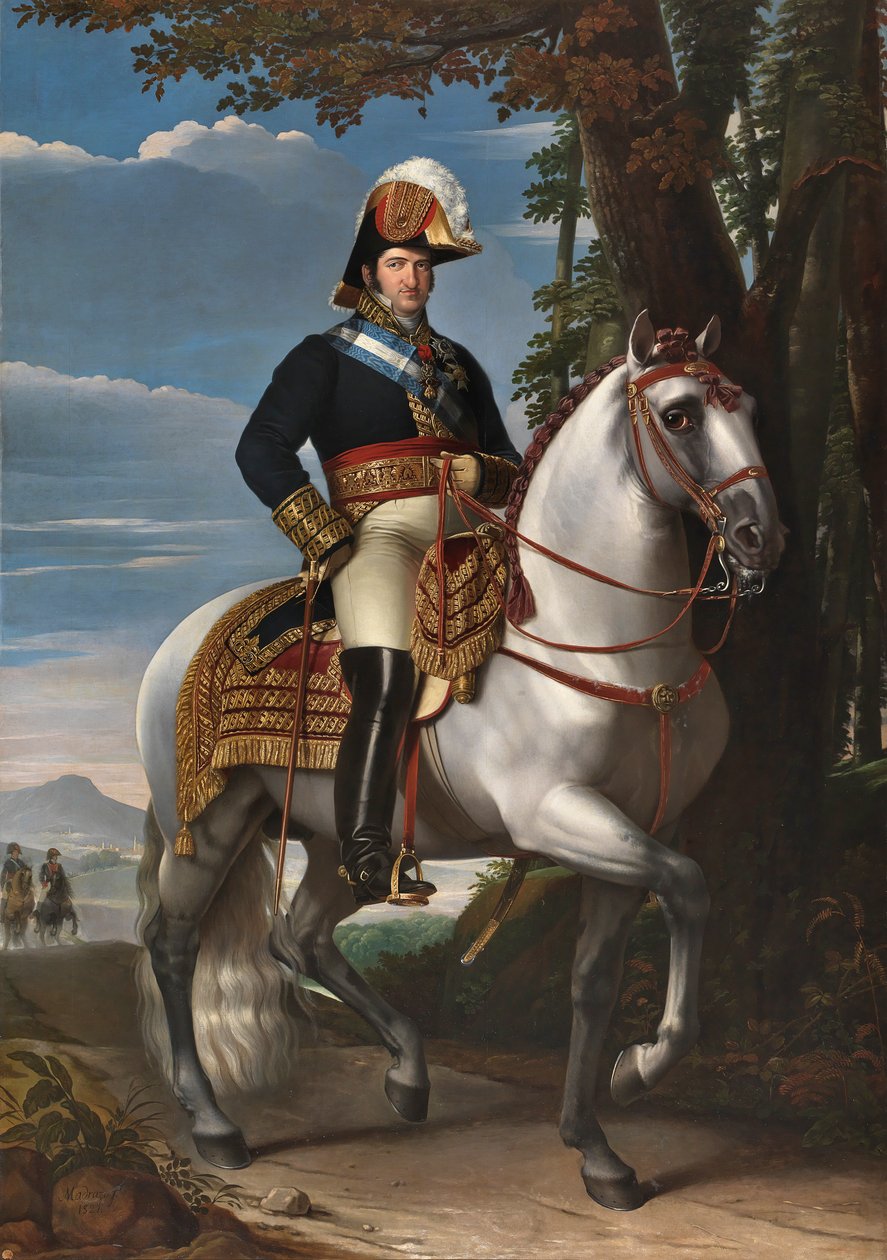 At sırtında Ferdinand VII by José de Madrazo y Agudo