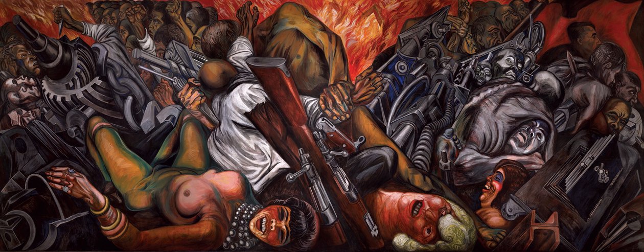 Katarsis, 1935. by José Clemente Orozco