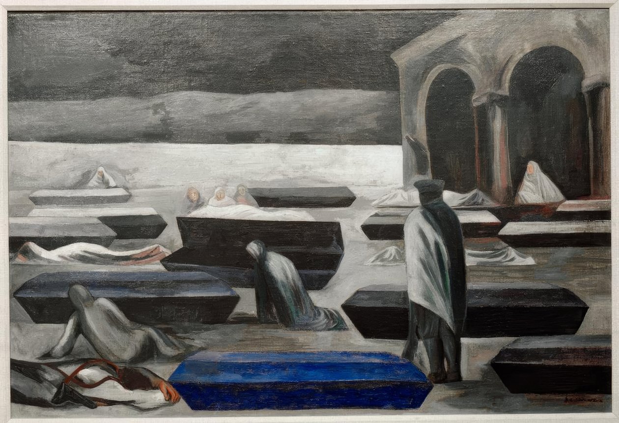 mezarlık by José Clemente Orozco