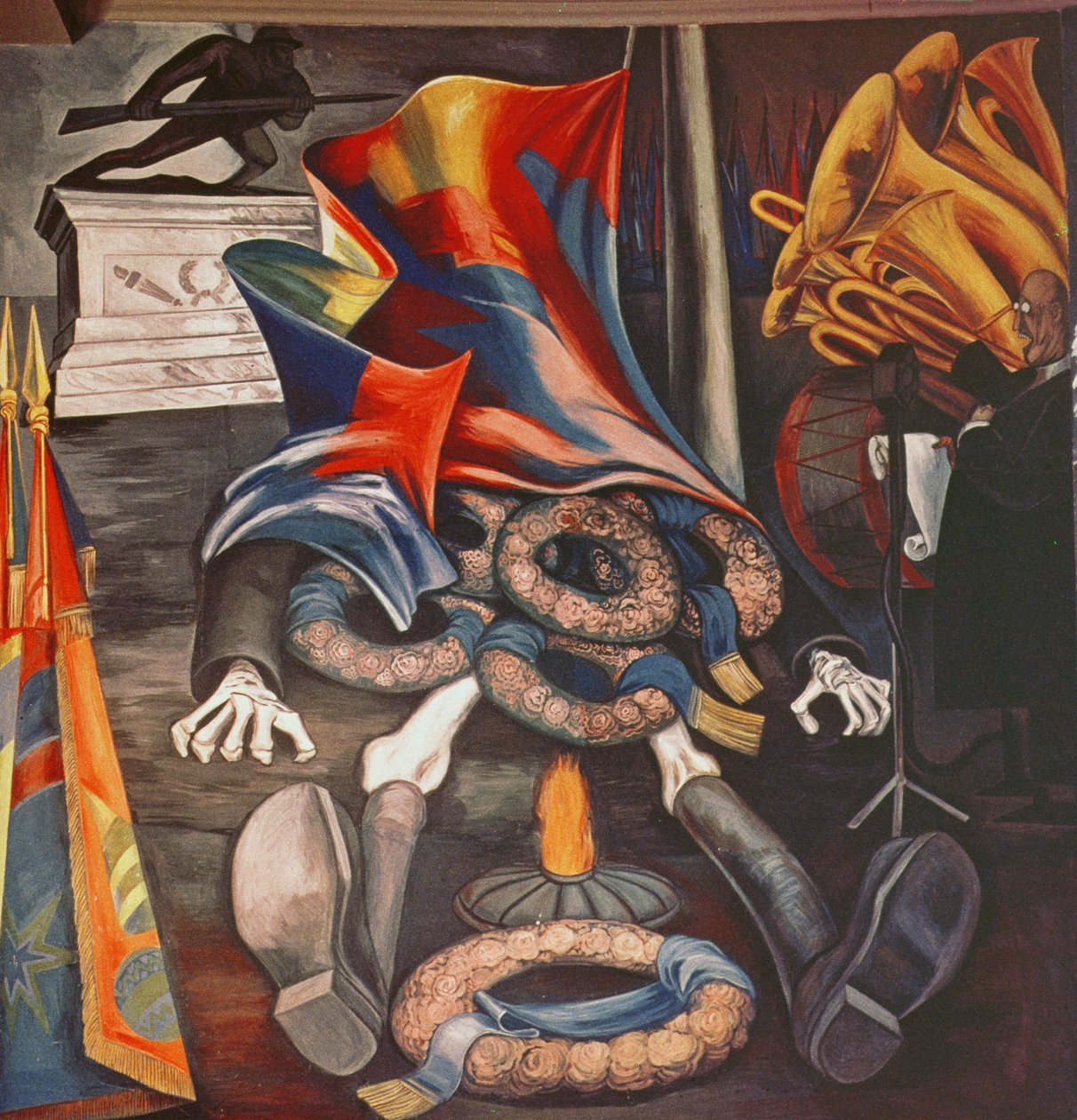 Modern İnsan Kurbanı by José Clemente Orozco
