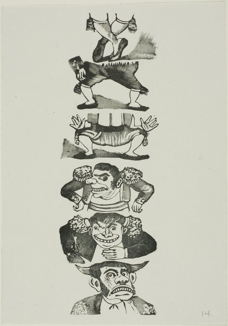 boğa güreşçileri by José Guadalupe Posada