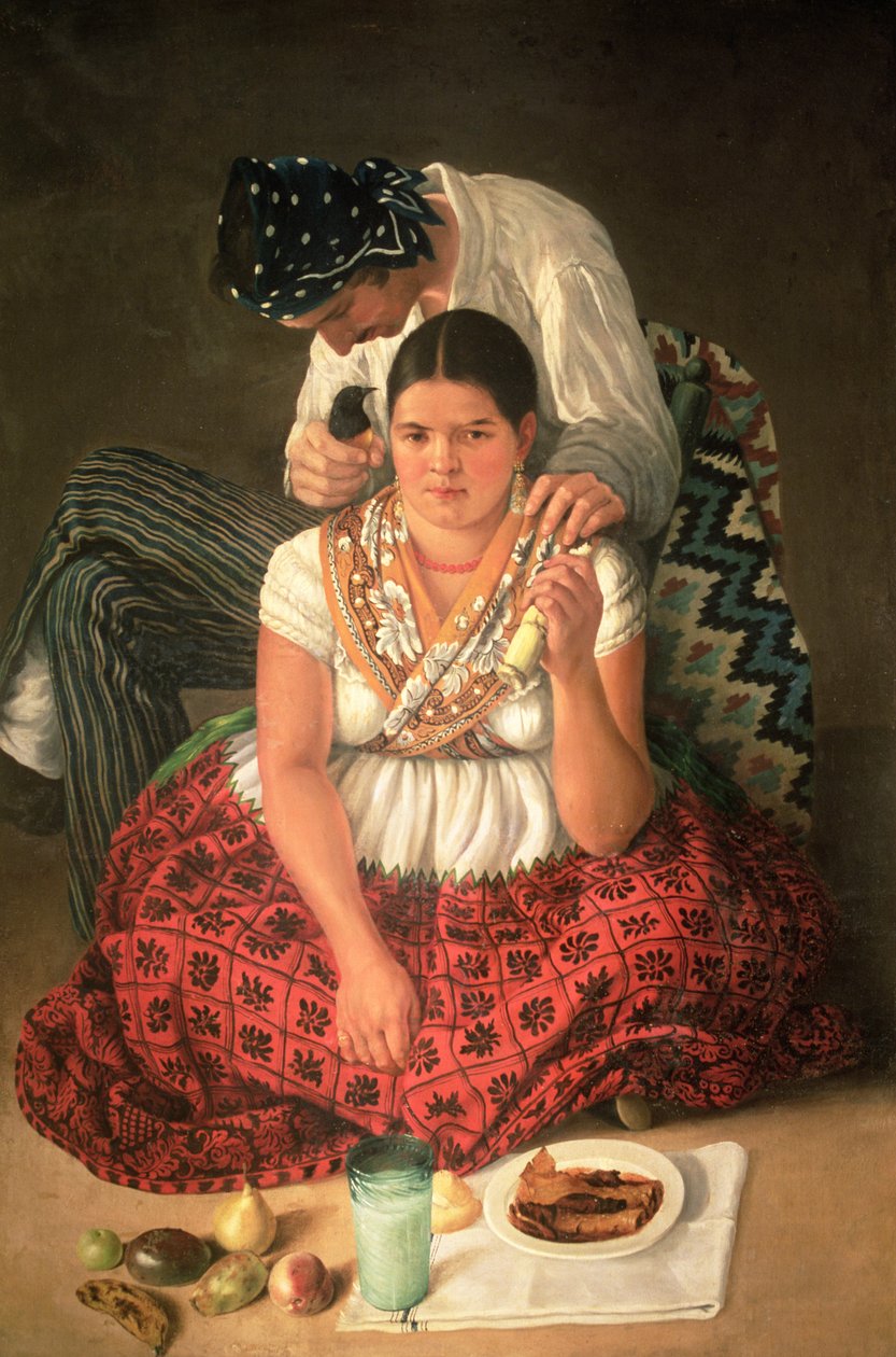 Çingene Oğlan ve Kız by Jose Agustin Arrieta