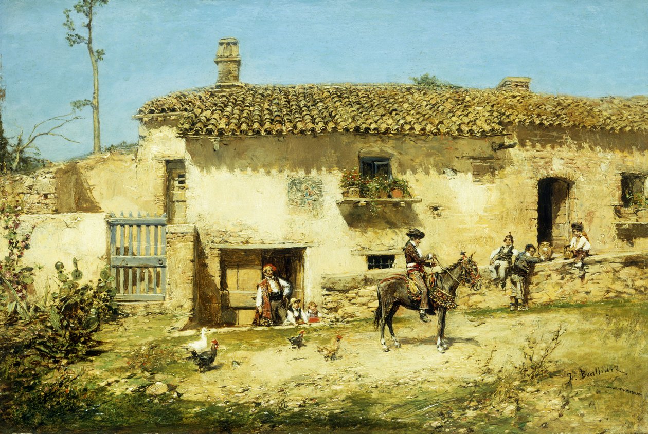 İspanyol Çiftliği by Jose Benlliure y Gil