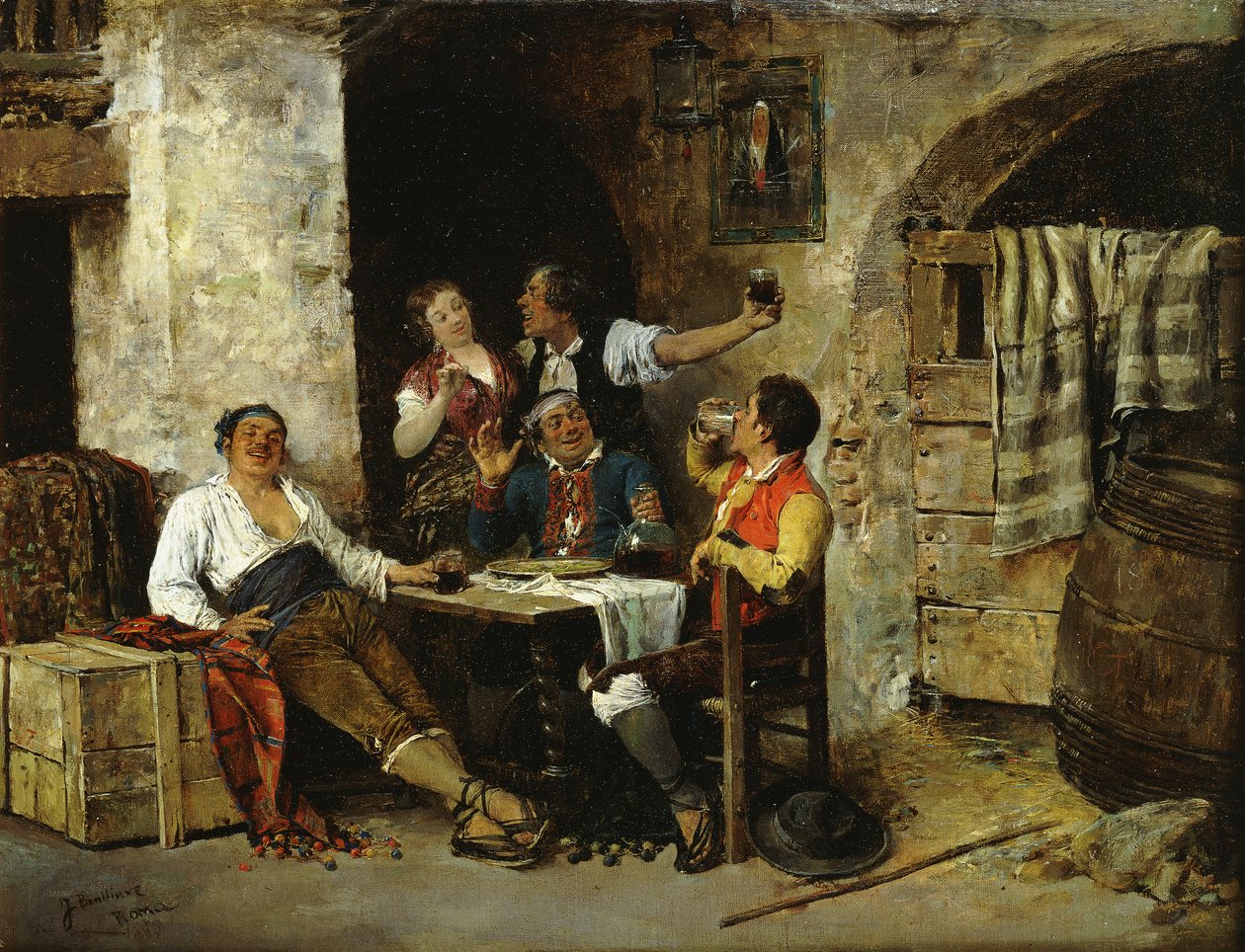 Tavernada by Jose Benlliure y Gil