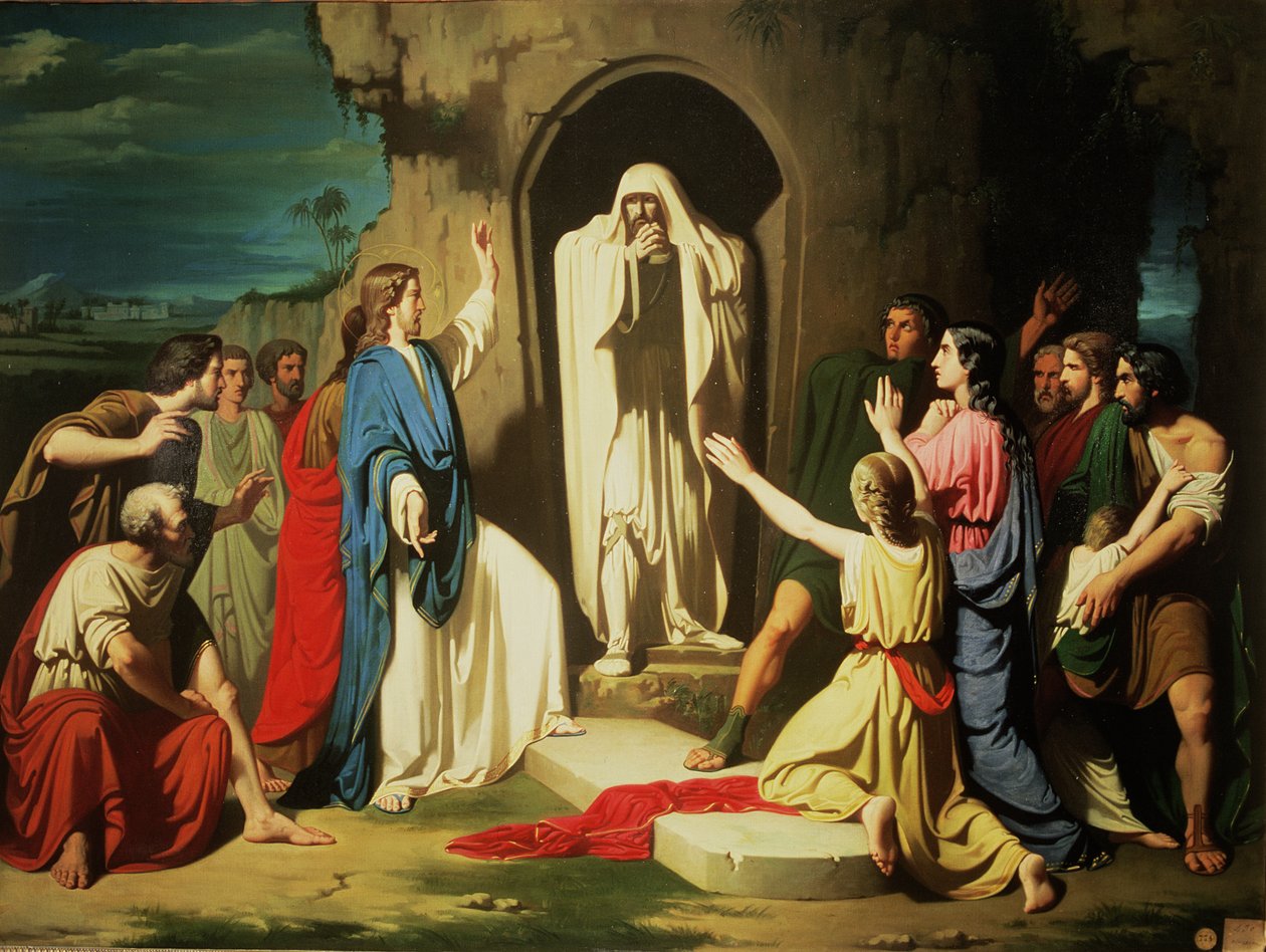 Lazarus'un Dirilişi by Jose Casado del Alisal