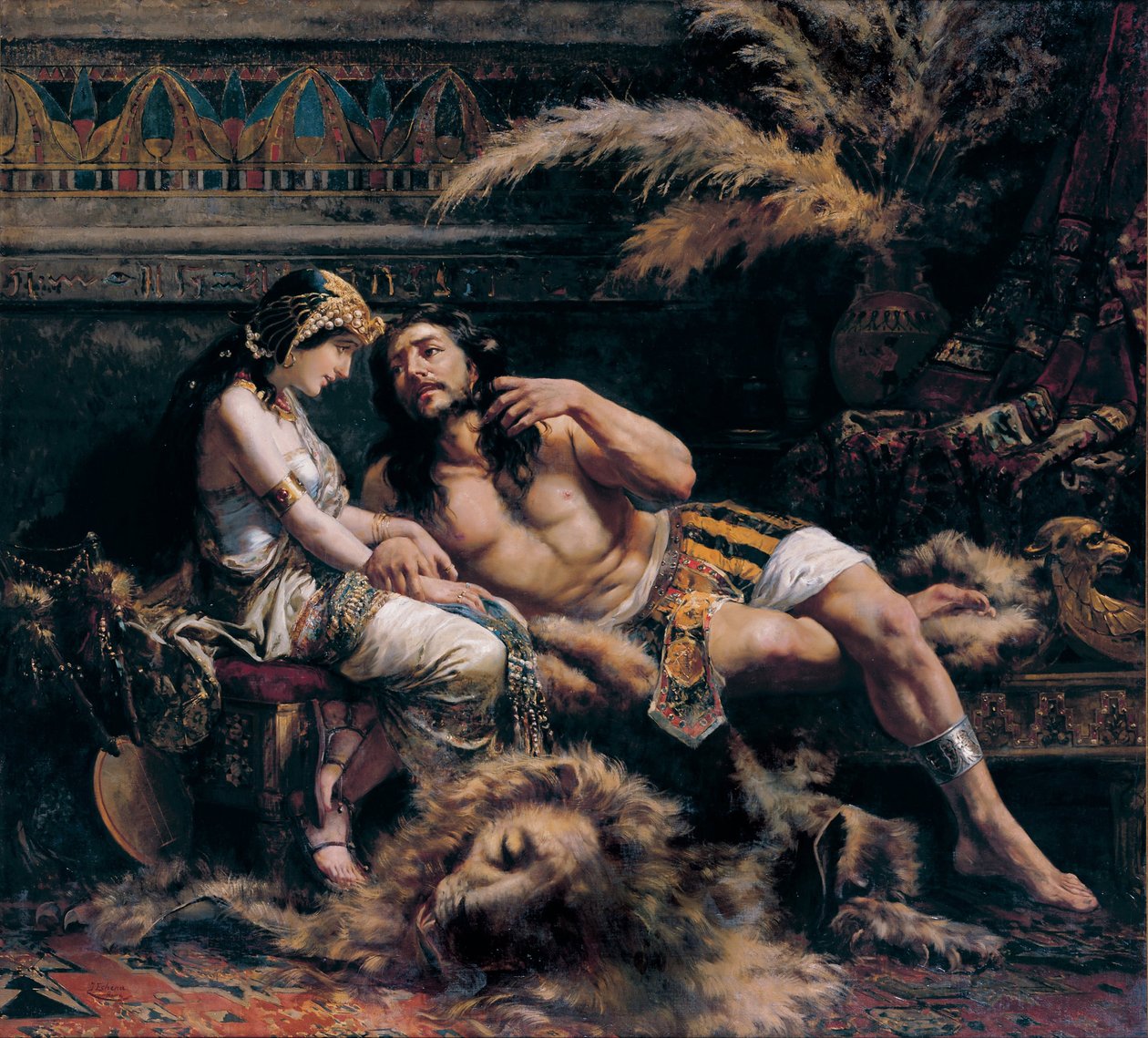 Samson ve Delilah by José Echenagusia Errazquin