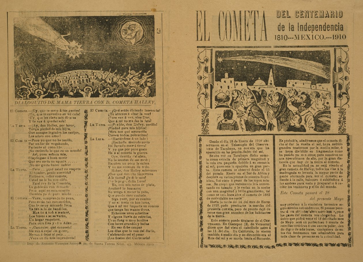 kuyruklu yıldız by José Guadalupe Posada