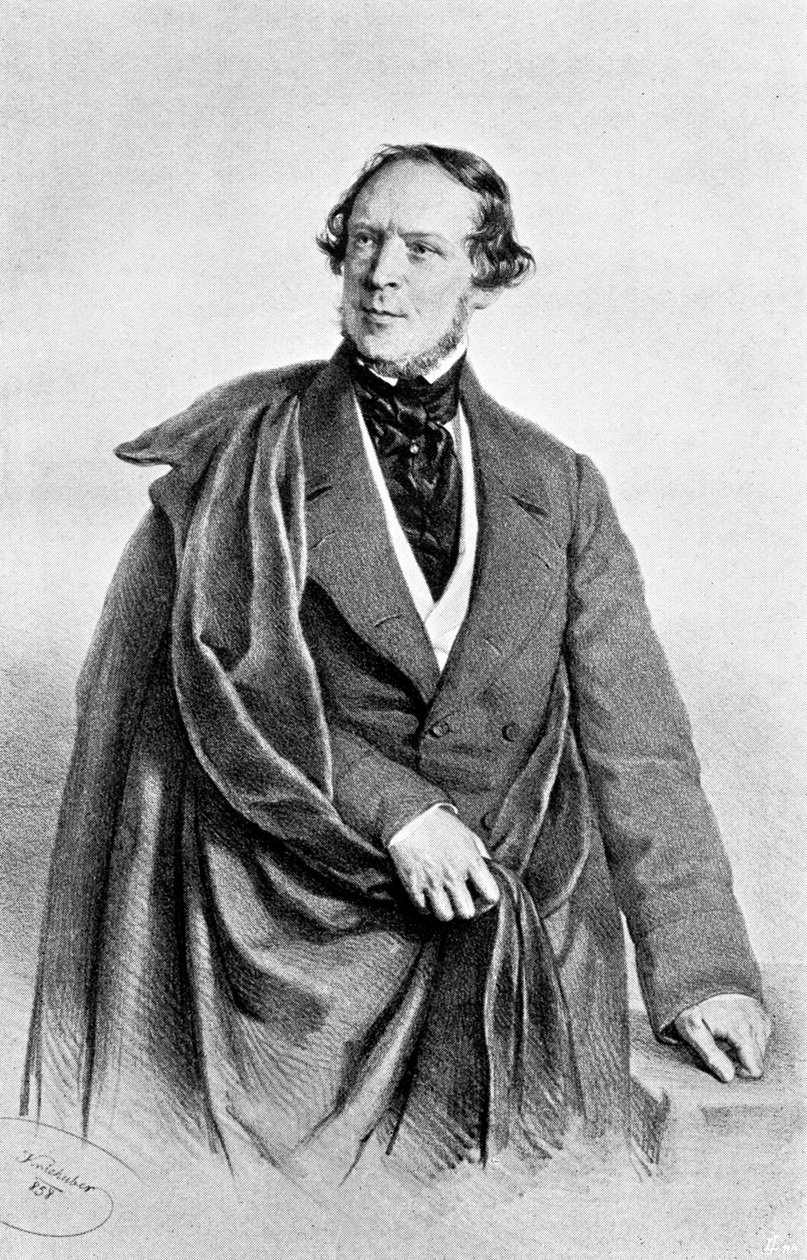 Friedrich Halm by Josef (after) Kriehuber