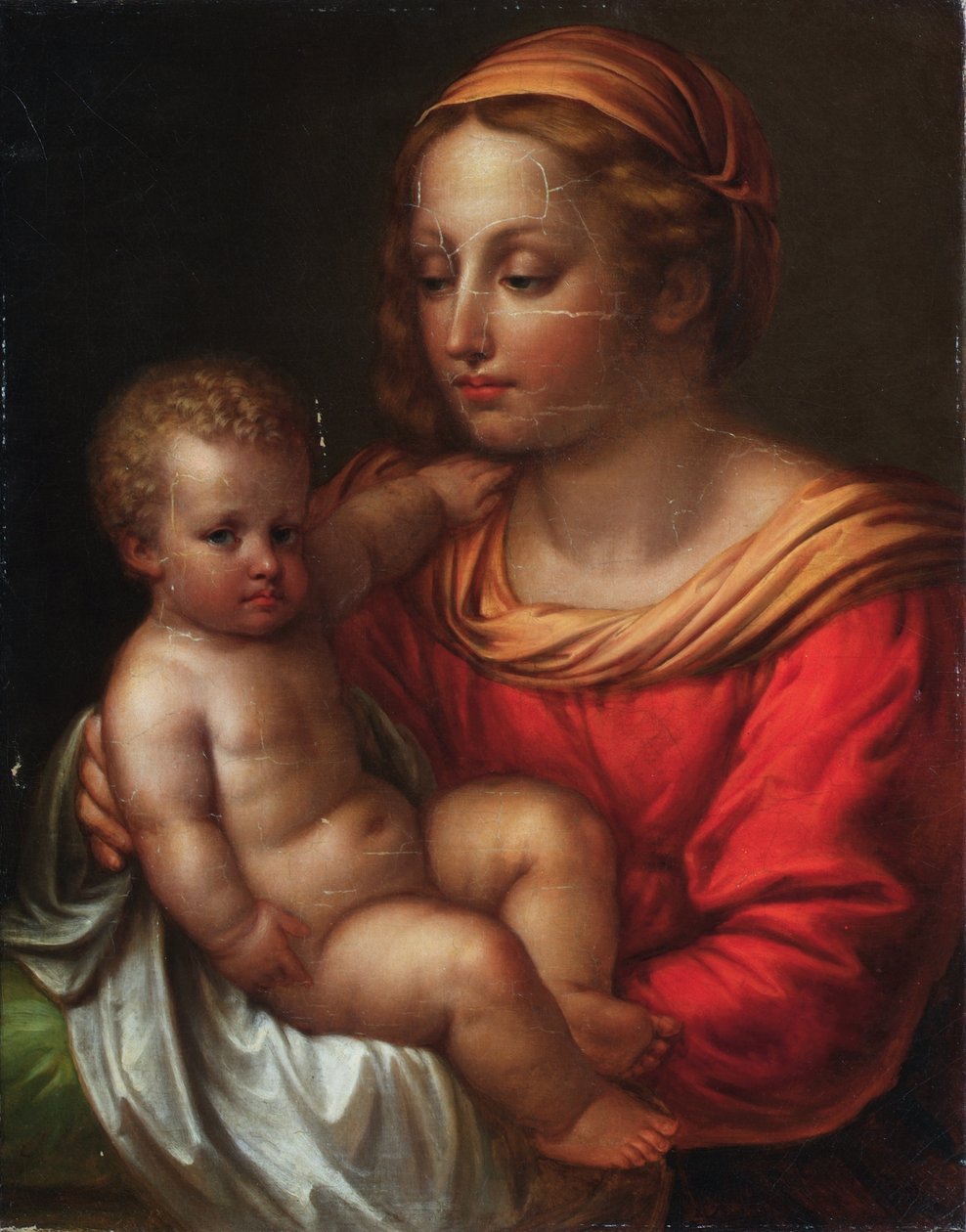 madonna ve çocuk by Josef Abel