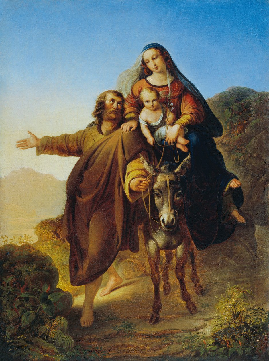 Mısır'a Kaçış by Josef Bayer