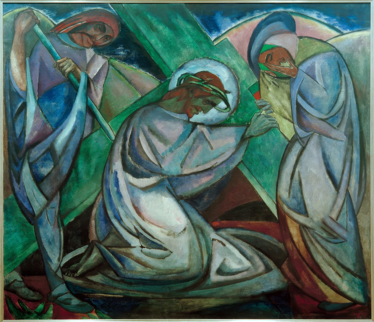 Haç altına düşmek by Josef Eberz