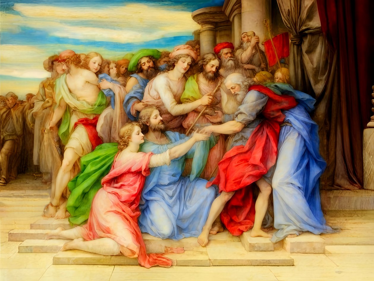 A1_Genesis_43-Yusuf Açığa Çıktı by Josef Johann Michel