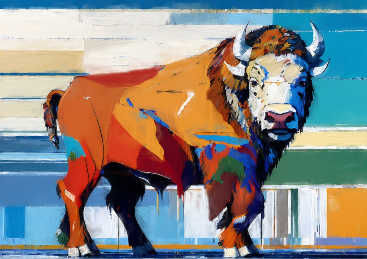 Hayvanlar: bufalo 4 by Josef Johann Michel