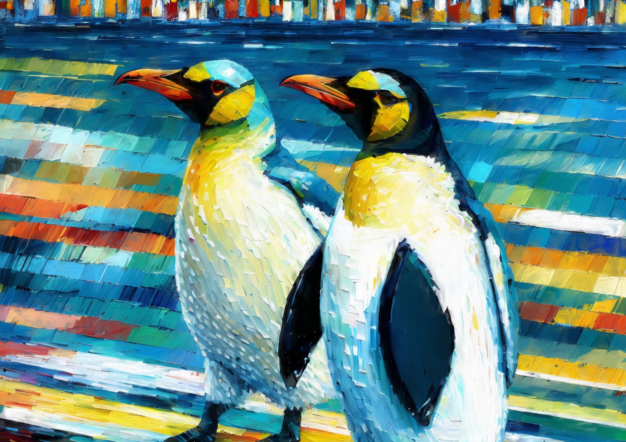 Hayvanlar: penguen 2 by Josef Johann Michel