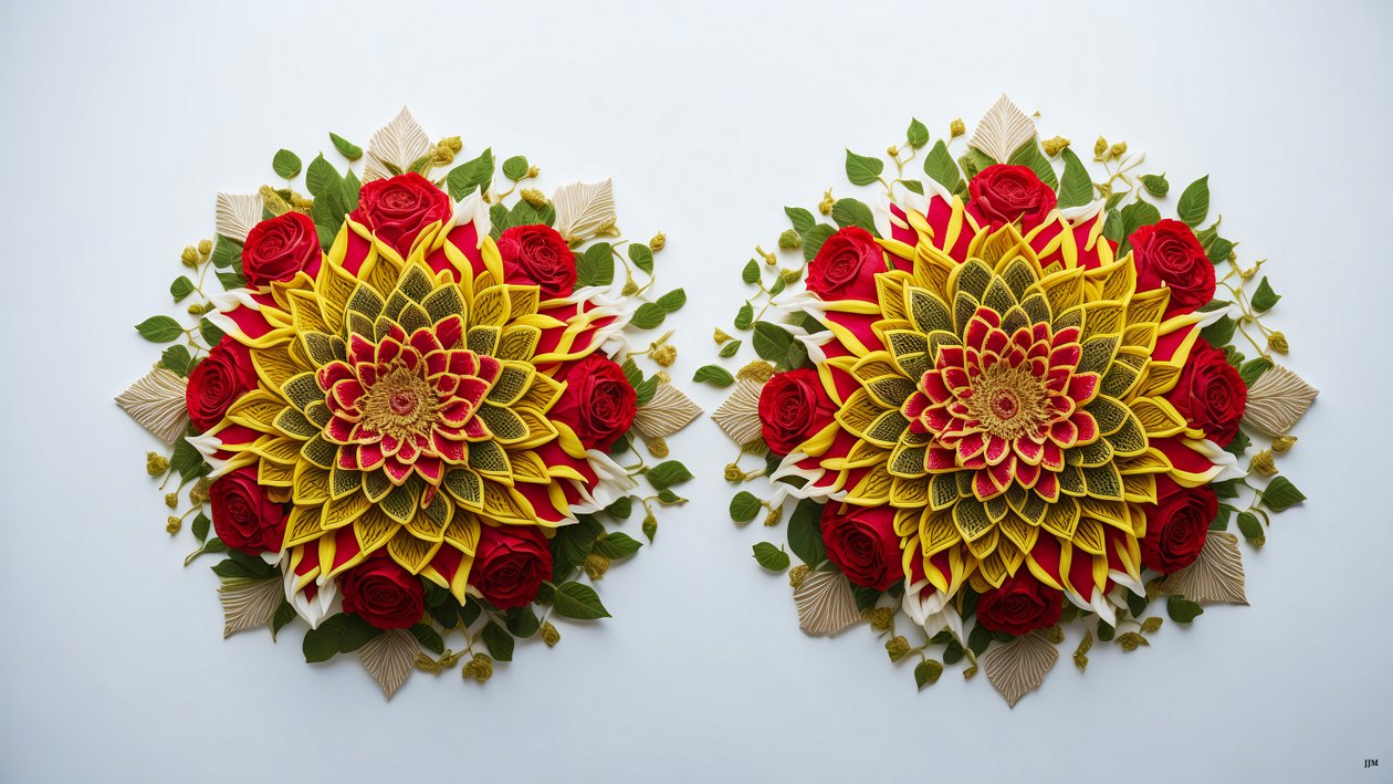 mandala: gül-çiçek elemanları_01 by Josef Johann Michel