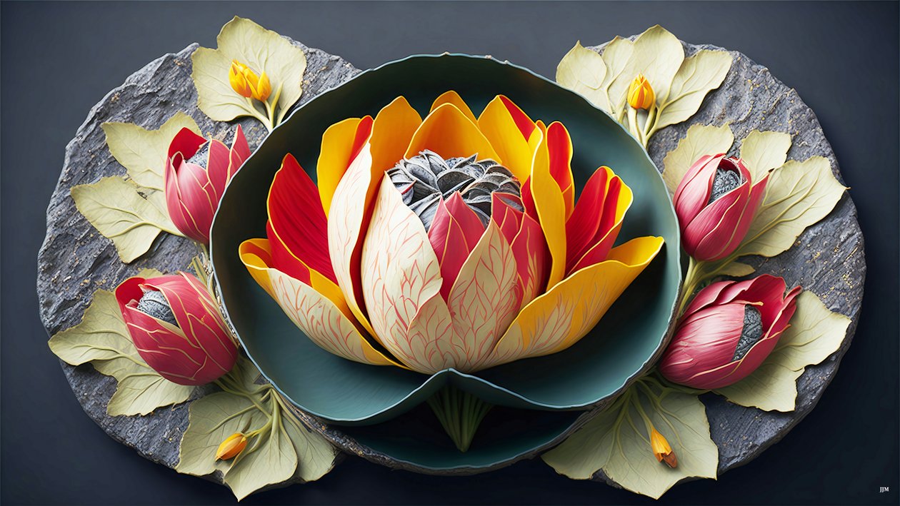 mandala: laleler elements_02 by Josef Johann Michel