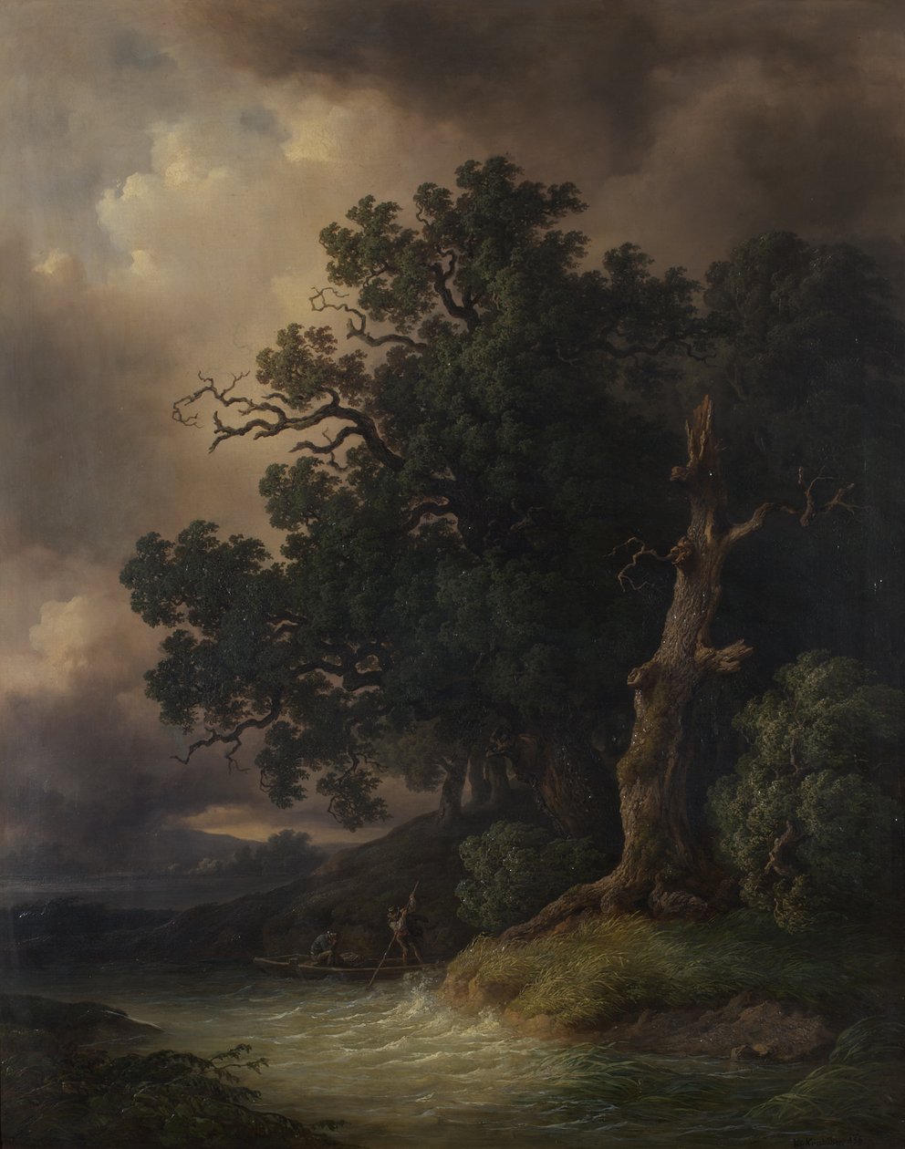fırtına manzarası by Josef Kriehuber