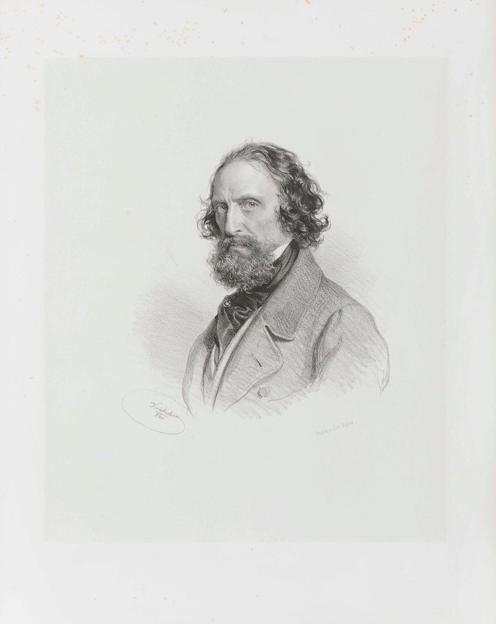 Otoportre, 1860. by Josef Kriehuber